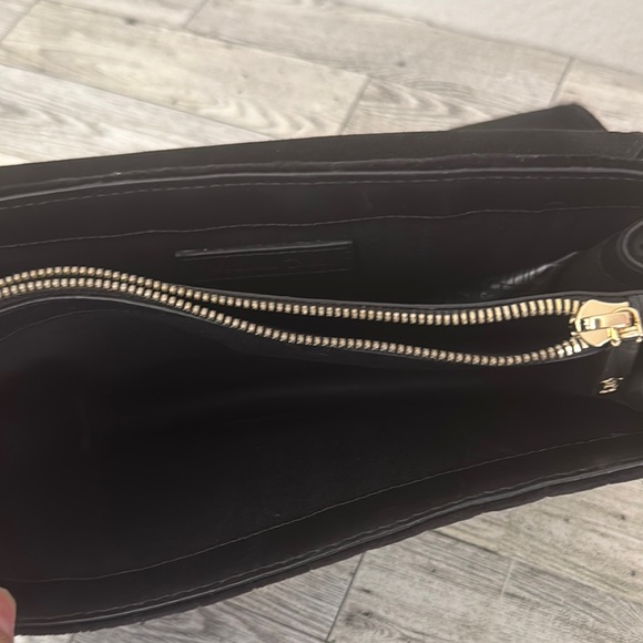 Massimo Dutti Black Velvet Crossbody Bag - Picture 12 of 15